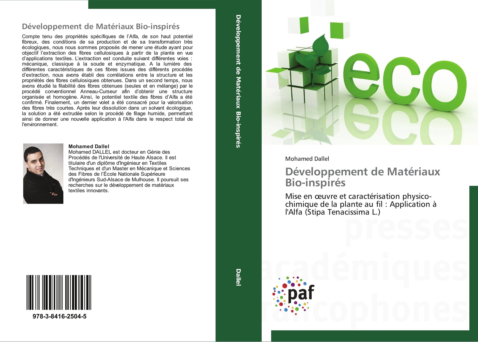 Thumbnail - Développement De Matériaux Bio-inspirés Mohamed Dallel Taschenbuch