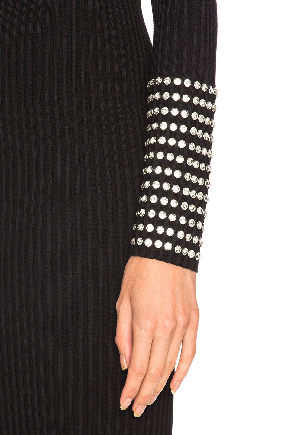 Abito Alexander Wang manica lunga dettaglio polsini taglia L $1.200 #413