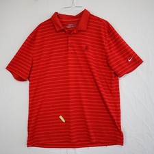 Nike Golf Polo Shirt Mens Large Dri-Fit Standard Fit Short Sleeve Mickey Mouse
