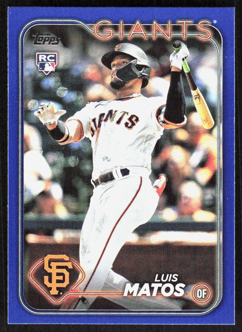 2024 Topps Royal Blue Luis Matos Rookie San Francisco Giants #28