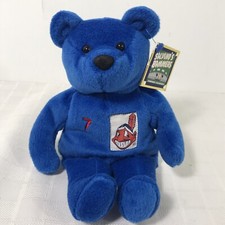 Cleveland Indians Salvinos Bammers 7 Kenny Lofton Blue Bear Vintage 1999
