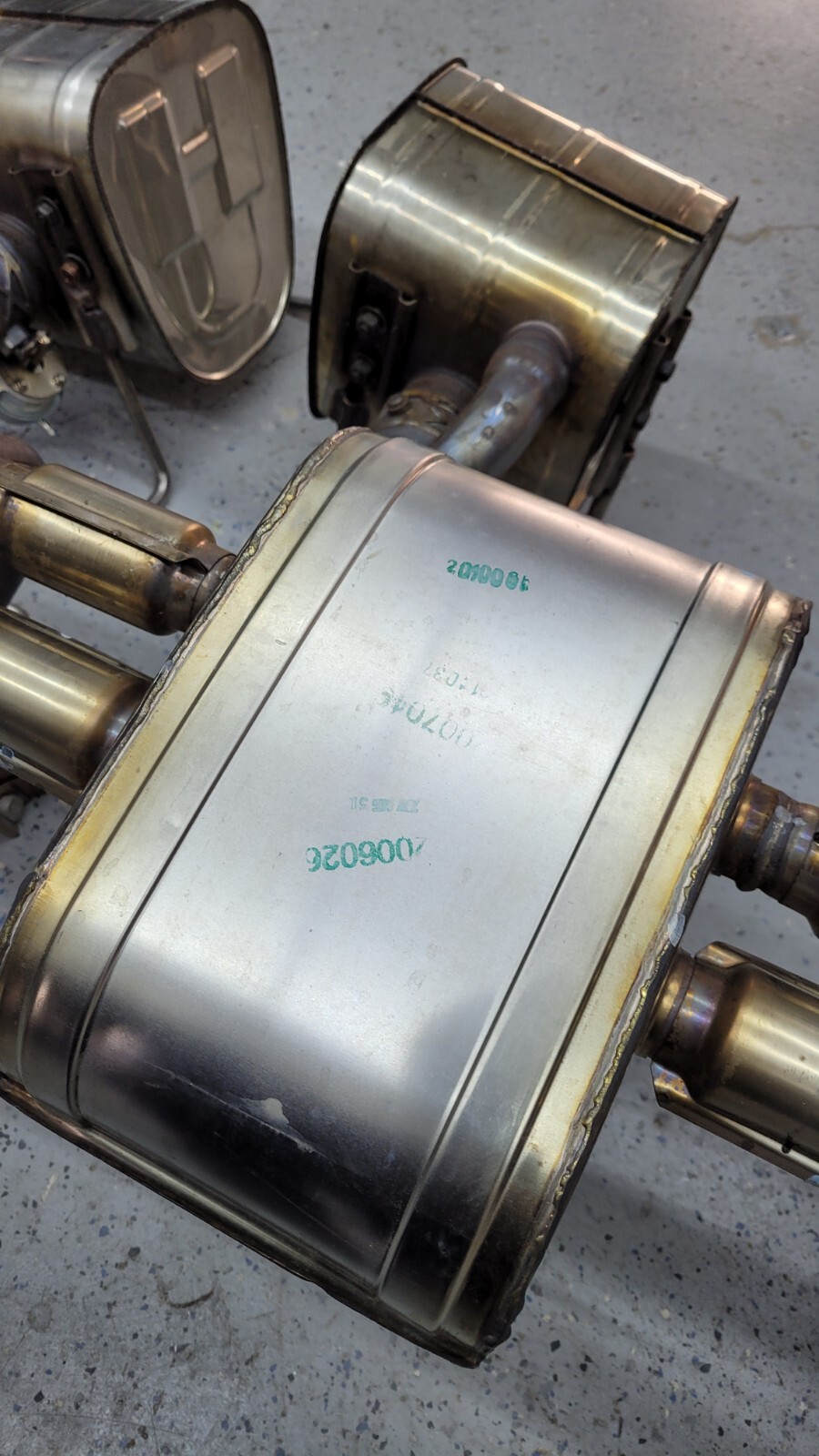 Ferrari 488 Muffler Exhaust System Oem