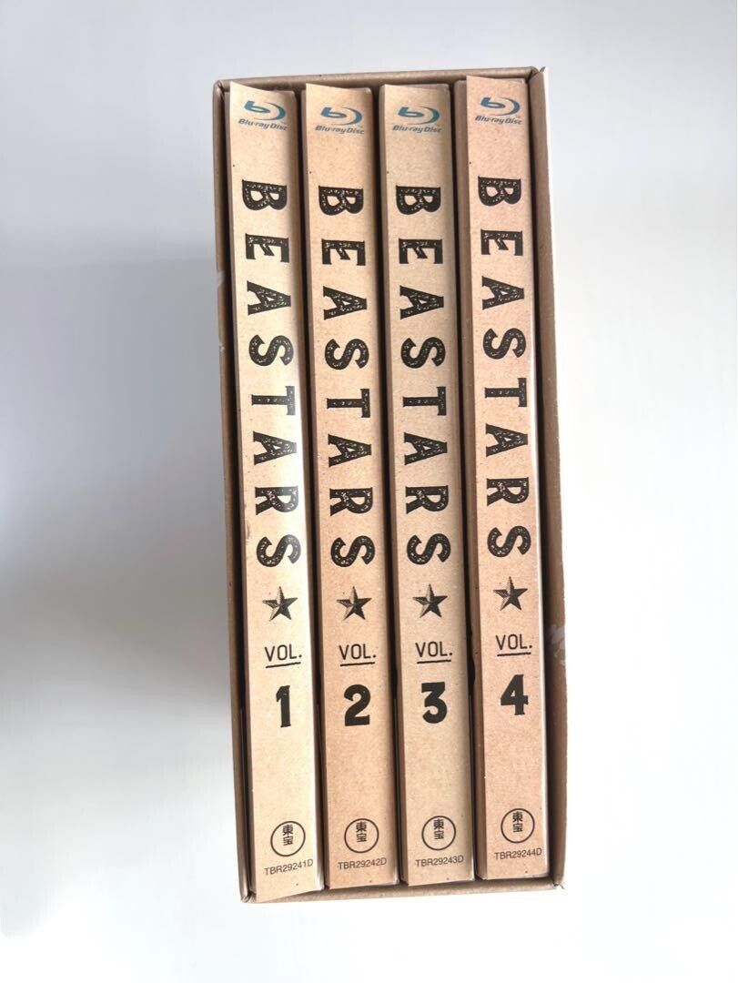 BEASTARS Blu-ray First Limited Edition Vol1~4 Complete Set storage box TV Anime BEASTARS Blu-ray First Limited Edition Vol1~4 Complete Set storage box TV Anime