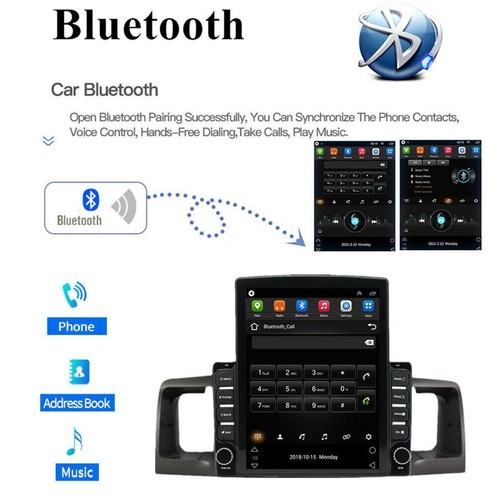 9.7" Vertical For Toyota Corolla 03-08 Android 13 Car Stereo Radio GPS 6+64G GPS - Bild 11 von 21