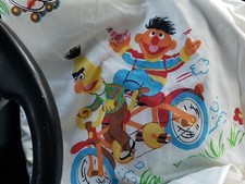 Vintage 1980s Sesame Street Twin Sheet  Pillowcase