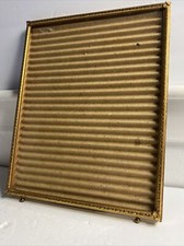 Vintage Mid Flowered Century Gold 8 x 10 Photo Frame See Pics