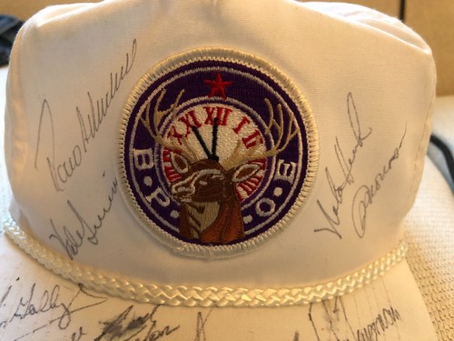 SIGNED PGA Golf Tour Champions Hat Larry Mize, Hale Irwin, Mediate, Woosnam - Picture 3 of 10
