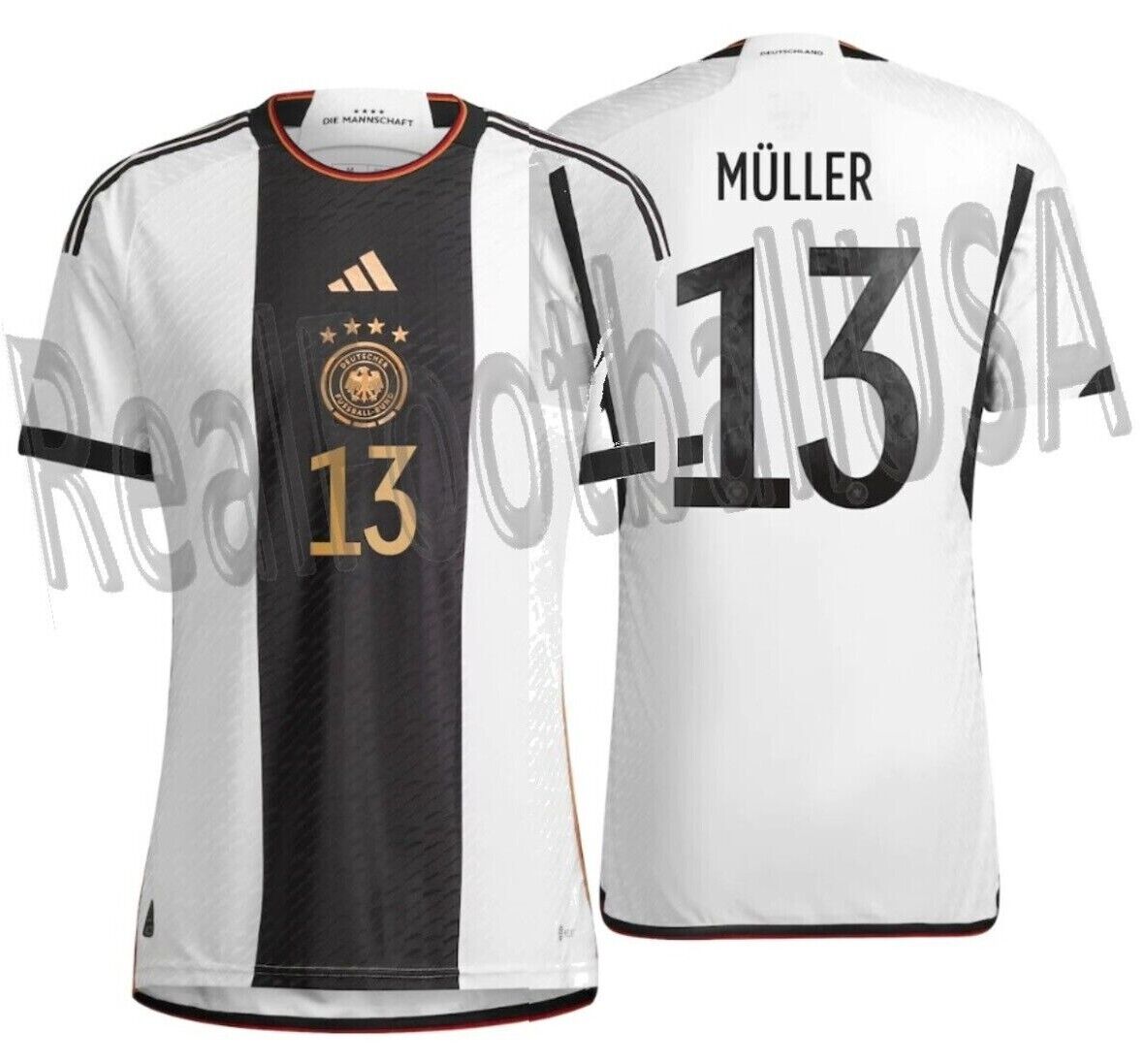 ADIDAS THOMAS MULLER GERMANY AUTHENTIC HOME JERSEY FIFA WORLD CUP 2022