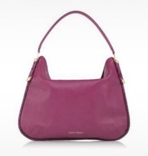 Jimmy Choo Shoulder Bag. Authentic  Chop Zoe Habo Leather With Snakeskin
