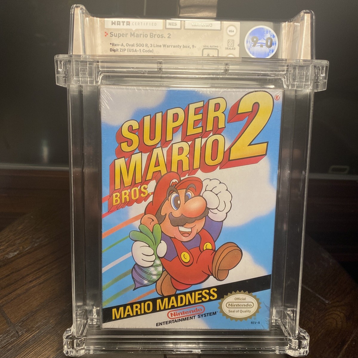 Super Mario Bros 2 WATA 9.0 A+ Nintendo NES New Factory Sealed | eBay