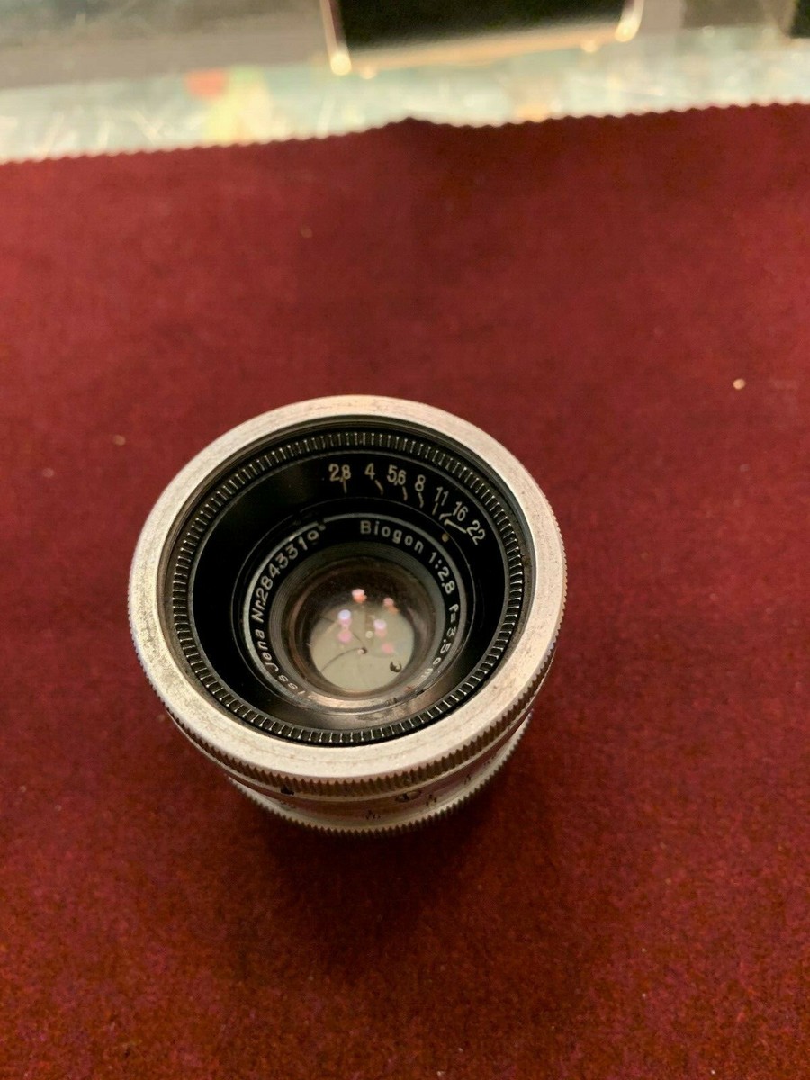 珍品 Carl Zeiss Jena Biogon Leica L39 Rare Carl Zeiss Jena Biogon 35mm f/2.8 T original Leica L39 | eBay