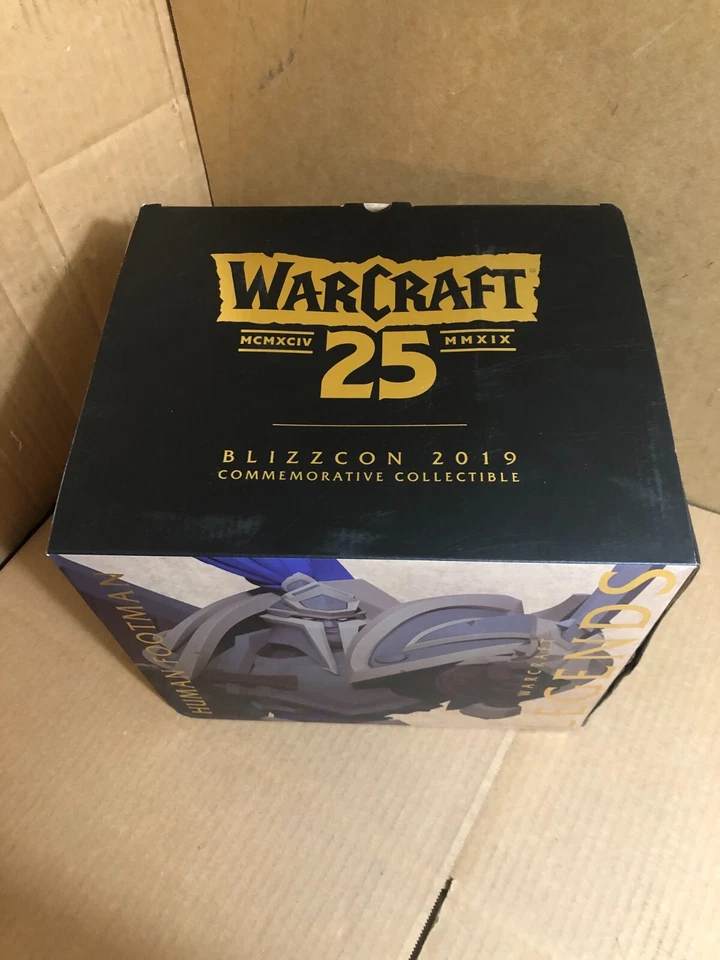 World Of Warcraft Human Footman 25 aniversario estatua Blizzcon 2019 ** Foto 2 de 4