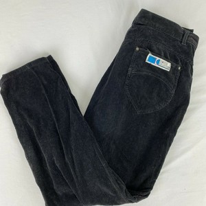 black corduroy mom jeans