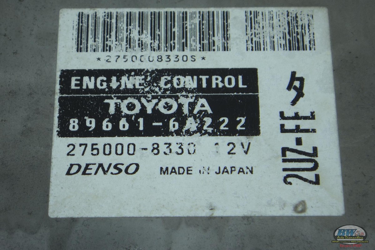 89661-6A222; TOYOTA LAND CRUISER OEM Engine Control Module 03 04 