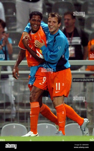 CAMISETA DE FUTBOL HOMBRE HOLANDA 2004/2005 PAÍSES BAJOS KLUIVERT 9 TALLA M - Imagen 10 de 12