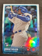2015 Topps Chrome Jorge Soler Refractor #154 Chicago Cubs Rookie RC