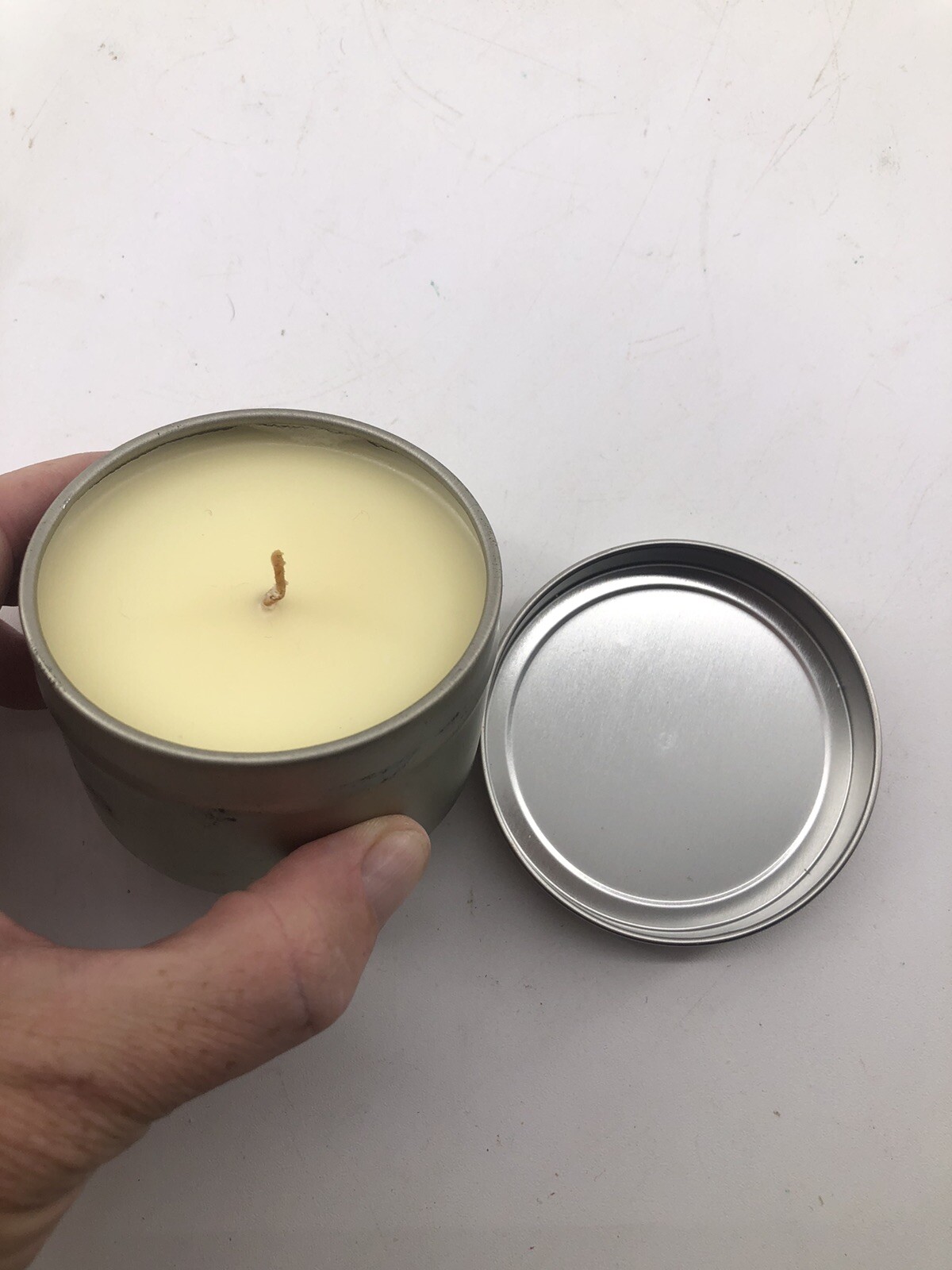 Bath & Body Works Aromatherapy LAVENDER VANILLA SCENTED CANDLE Travel 4oz