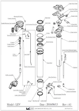 KS Lev/Lev DX MTB dropper seatpost replacement/spare/service new parts UK