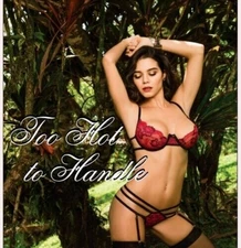 Sexy Seven 'til Midnight Vixen Lace demi cup Bra One Size Fit 32-36 A/D + BONUS