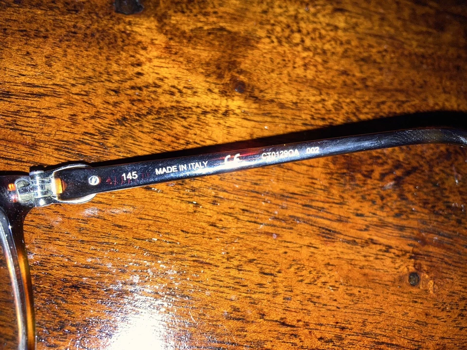 Preowned CARTIER Women's Cateye Glasses Eyewear CT01290A Havana Tortoise Shell - Image 2 of 4