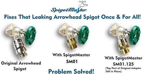 SpigotMaster SM01 ~Converts an Arrowhead PK1390 Anti-Siphon Valve to Garden Hose - Picture 9 of 11