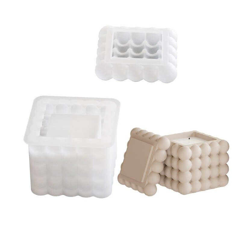 Jewelry Box Molds Convenient Cube Resin Mold Hand-making Lover