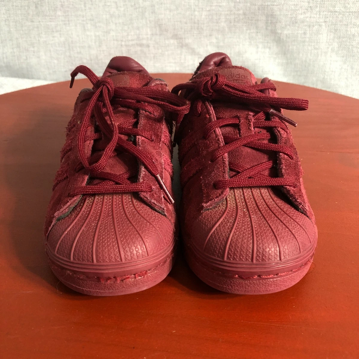 Maroon adidas shoes youth sale