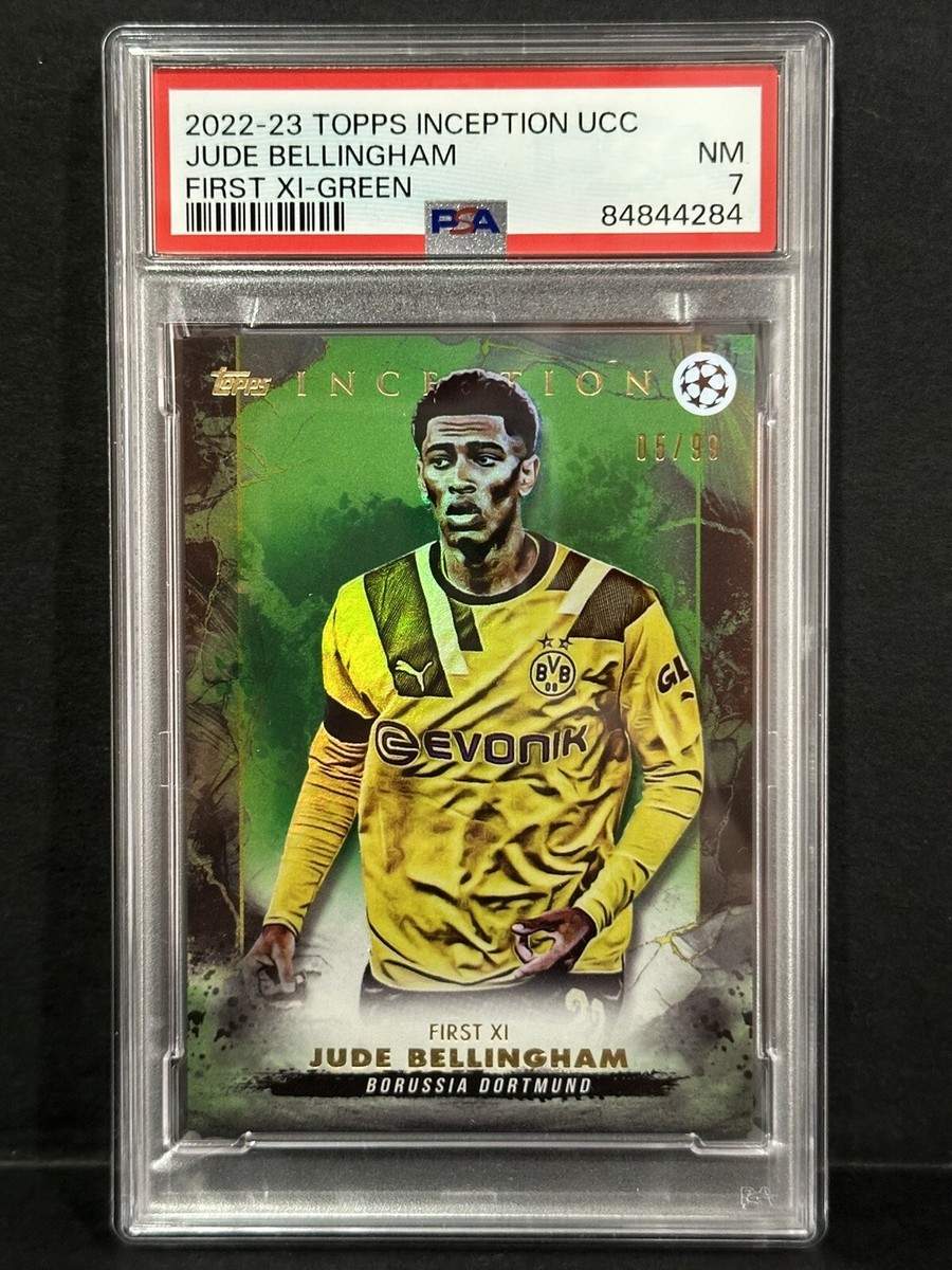 2022-23 Topps Inception UCL Dortmund Jude Bellingham Green