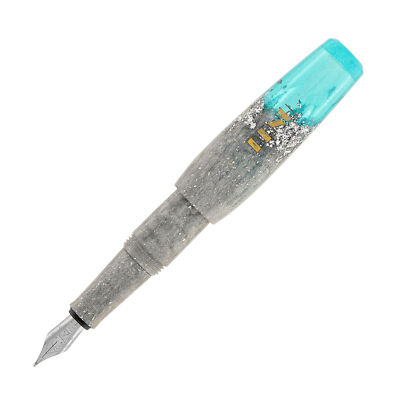 Benu Pixie Collection Fountain Pen in Aqua Glow - Extra Fine - NEW in Box