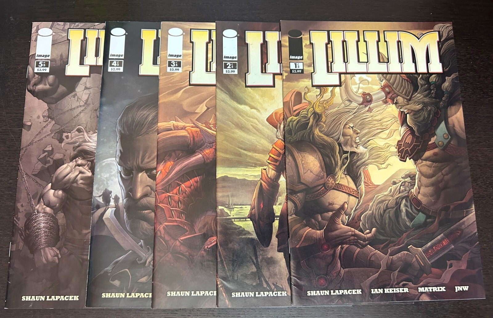 LILLIM #1-5 (Image Comics 2009) -- #1 2 3 4 5 -- FULL Set