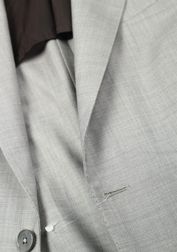 ZEGNA Gray Easy Light Checked 15Milmil15 Suit Size 50 IT / 40R U.S. New With ... - Picture 3 of 8