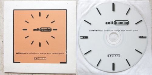 Zeitbombe – tick 000 Promo CD Goethes Erbes - Schwanensee - Stalin - Neustart - 第 1/2 張圖片