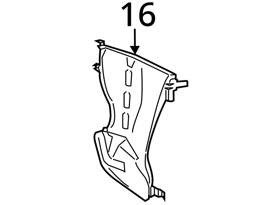 Conducto de admisión de aire del motor del lado del pasajero delantero derecho BMW X1 E84 2013 2014 2015 FABRICANTE DE EQUIPOS ORIGINALES Foto 4 de 4