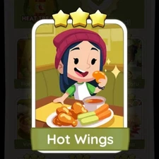 Hot Wings Monopoly_Go_3 Stars Sticker ⭐⭐⭐ - FAST DELIVERY