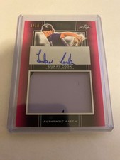 Lukas Cook 2019 Leaf Perfect Game National Showcase Pink Auto Patch /10