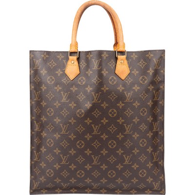 Louis Vuitton Canvas Monogram Sac Plat Handbag Tasche