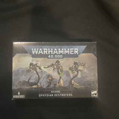 Games Workshop Warhammer 40K Necrons Ophydian Destroyers 4 Unassembled