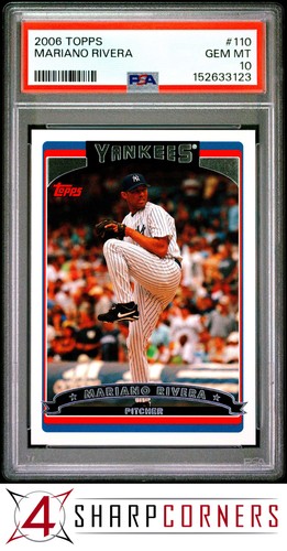2006 TOPPS #110 MARIANO RIVERA YANKEES HOF PSA 10