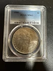 PCGS MS-63 1900 morgan silver dollar