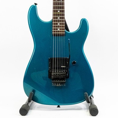 1988 Charvel Model 2 JDM Reverse Headstock Blue Metallic Floyd Rose MIJ