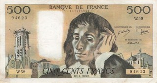 France 500 Francs 1976 XF