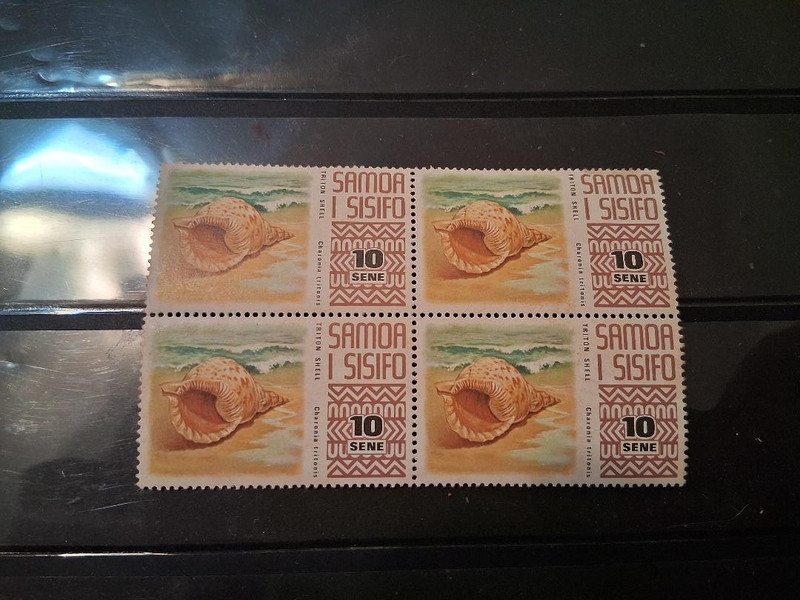 SAMOA MINT #375 BLOCK OF FOUR (LOT 46) NEW LOWER PRICE