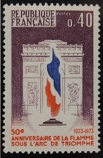 S59372 FRANCE 1973 MNH** Flamme De L’Arc 1 V Y&T 1777