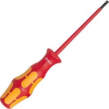 Image of Wera 160 i Kraftform Plus VDE Screwdriver Slotted 4.0 x 100mm