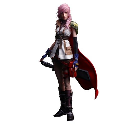 SQUARE ENIX FINAL FANTASY XIII PLAY ARTS SHIN LIGHTNING Figur Neu