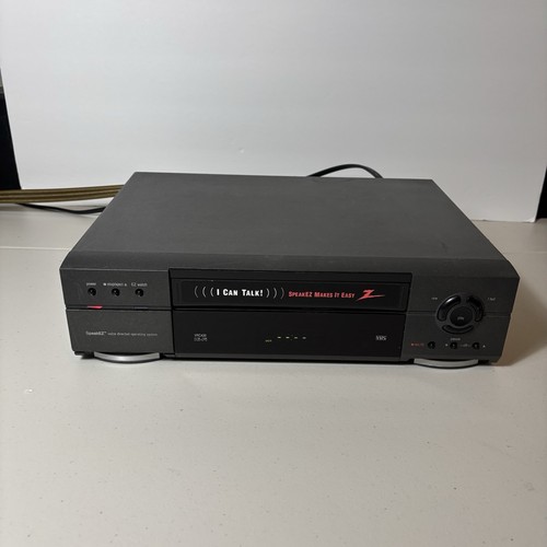 Zenith VCR VHS SpeakEZ VRC420 Hi-Fi Stereo Video Recorder Tested & Works - Afbeelding 2 van 13