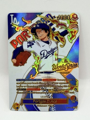 #ad #ad One Piece Ace Special Doujin Kawaii Holo Art Card $9.99