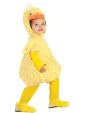 Belly Babies Plush Yellow Duckling Duck Costume Toddler 18-24 Months