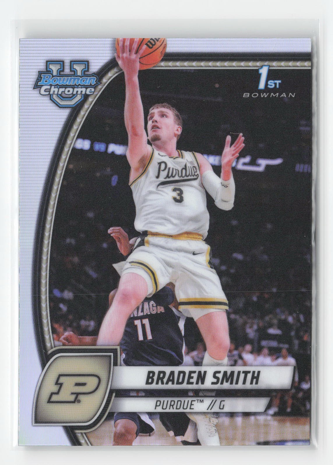 2024-25 Bowman University Chrome #12 Braden Smith Refractor B15