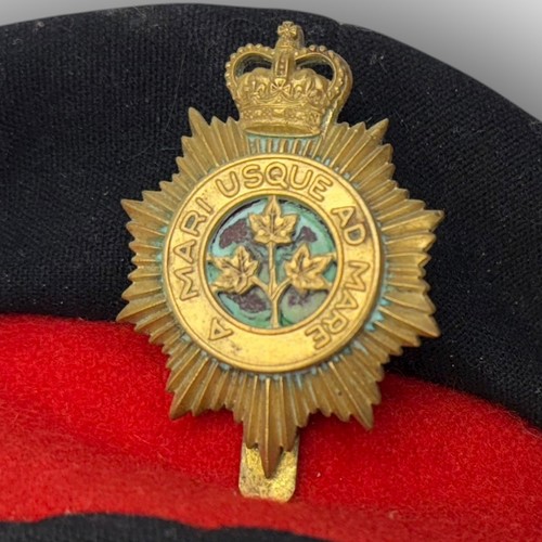 1964 Canadian Service Visor Cap Principal Cap C2-1 B/S Blue Size 6 7/8 Repair - Picture 8 of 9